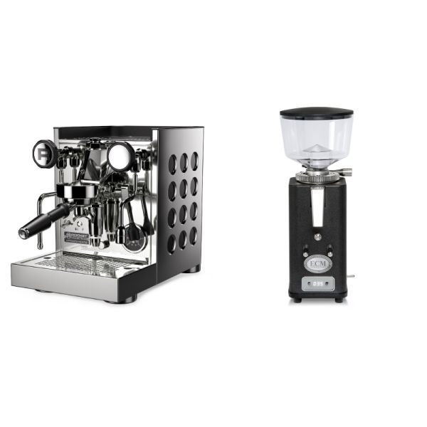 Rocket Espresso Appartamento TCA, black + ECM S-Automatik 64, anthracite