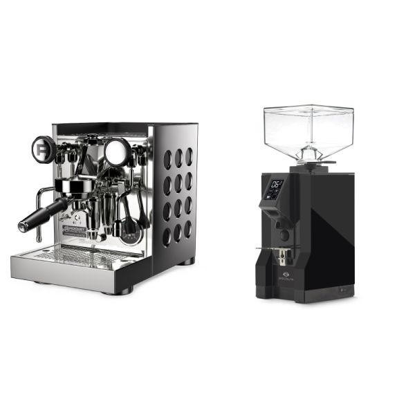 Rocket Espresso Appartamento TCA, black + Eureka Mignon Specialita, BL black