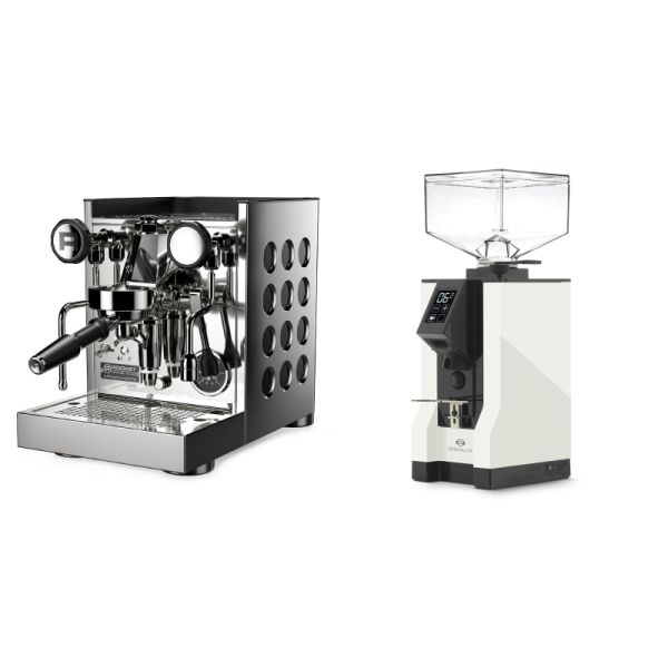 Rocket Espresso Appartamento TCA, black + Eureka Mignon Specialita, BL white