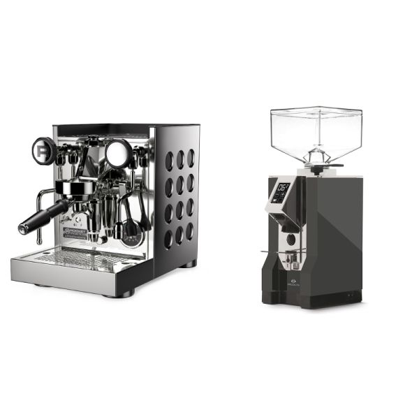 Rocket Espresso Appartamento TCA, black + Eureka Mignon Specialita, CR anthracite