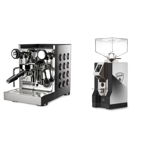 Rocket Espresso Appartamento TCA, black + Eureka Mignon Specialita, NX black