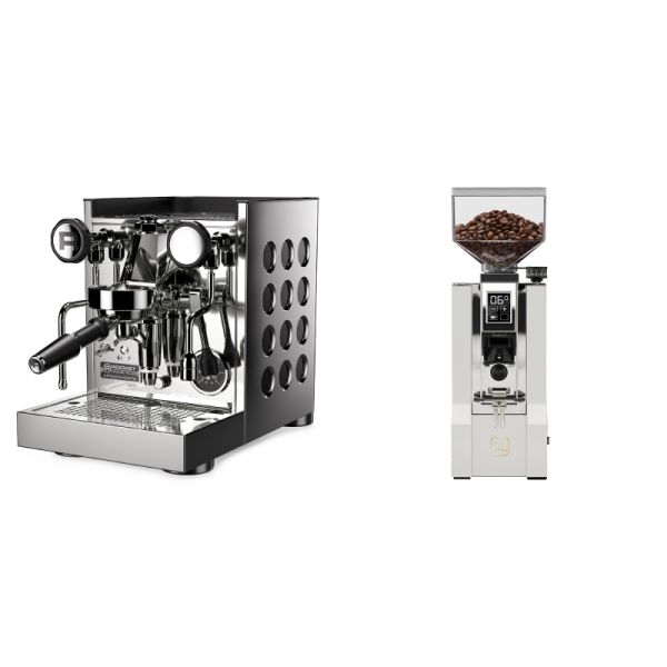 Rocket Espresso Appartamento TCA, black + Eureka Mignon XL, CR white