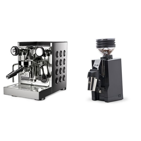 Rocket Espresso Appartamento TCA, black + Eureka Mignon Zero 65 All Purpose, CR black