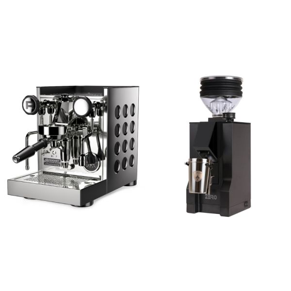 Rocket Espresso Appartamento TCA, black + Eureka Mignon Zero, BL black