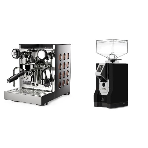 Rocket Espresso Appartamento TCA, copper + Eureka Mignon Bravo, CR black