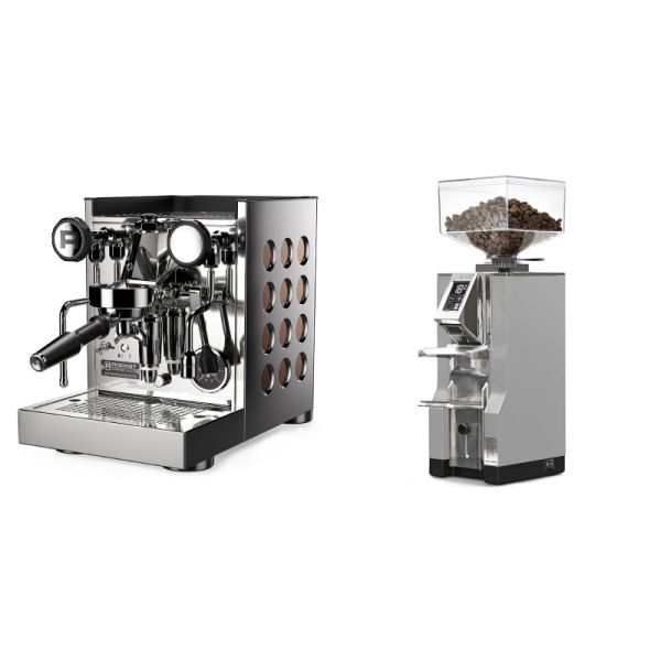 Rocket Espresso Appartamento TCA, copper + Eureka Mignon Libra, CR grey