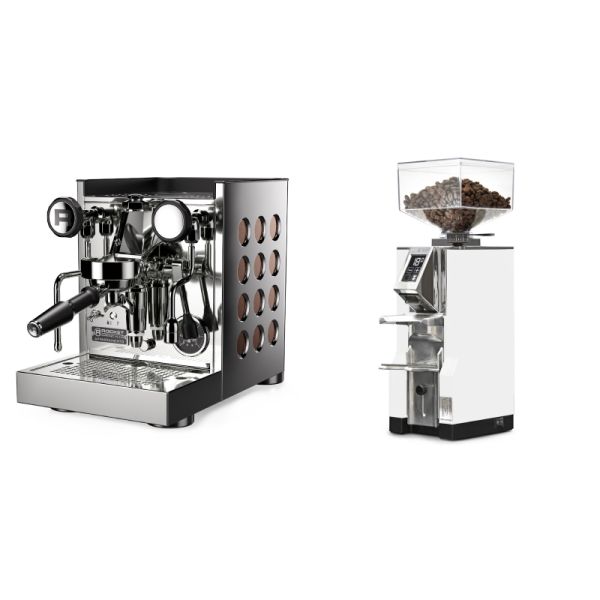 Rocket Espresso Appartamento TCA, copper + Eureka Mignon Libra, CR white
