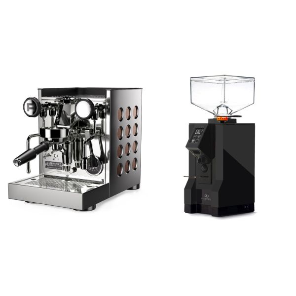 Rocket Espresso Appartamento TCA, copper + Eureka Mignon Perfetto, BL black