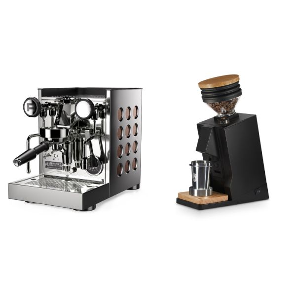 Rocket Espresso Appartamento TCA, copper + Eureka Mignon Single Dose, Black & Oak
