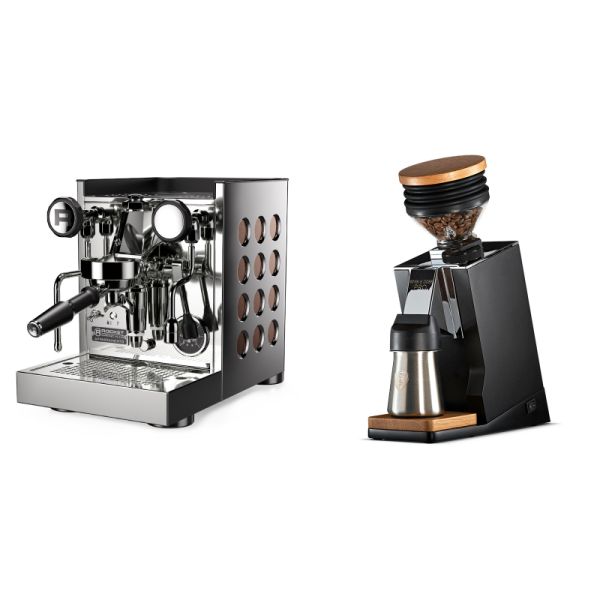 Rocket Espresso Appartamento TCA, copper + Eureka Mignon Single Dose PRO, Black & Oak