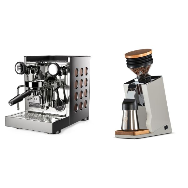 Rocket Espresso Appartamento TCA, copper + Eureka Mignon Single Dose PRO, White & Oak