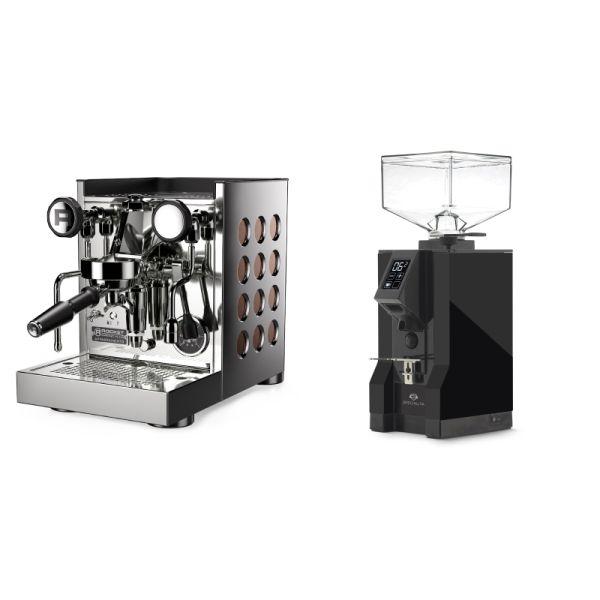 Rocket Espresso Appartamento TCA, copper + Eureka Mignon Specialita, BL black