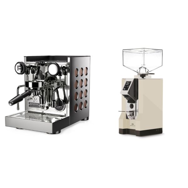 Rocket Espresso Appartamento TCA, copper + Eureka Mignon Specialita, CR cream
