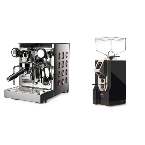 Rocket Espresso Appartamento TCA, copper + Eureka Mignon Turbo, CR black