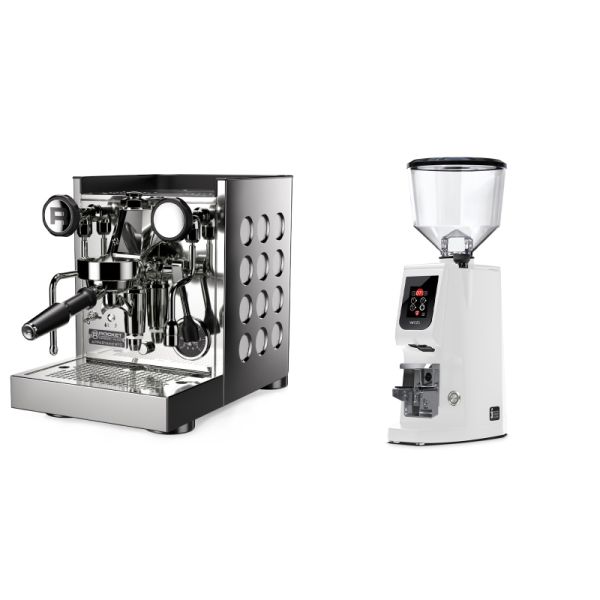 Rocket Espresso Appartamento TCA, white + Eureka Atom W 65, white