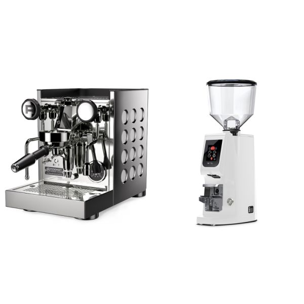 Rocket Espresso Appartamento TCA, white + Eureka Atom W 75, white