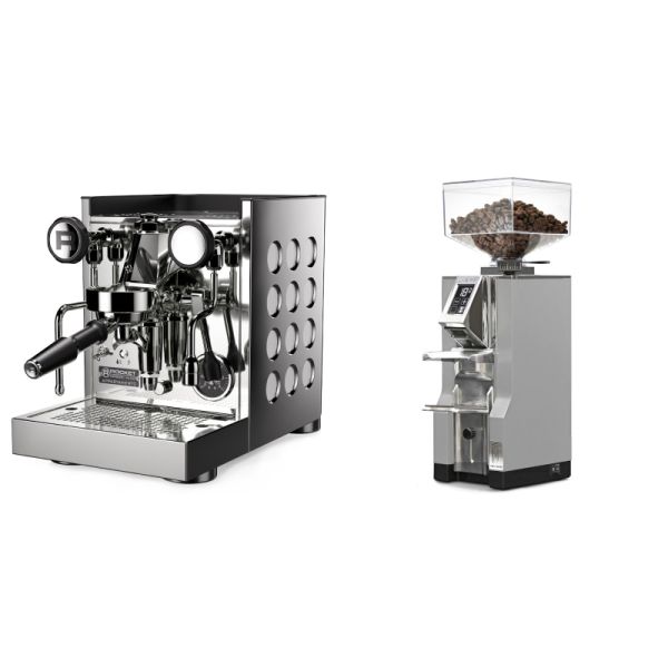 Rocket Espresso Appartamento TCA, white + Eureka Mignon Libra, CR grey