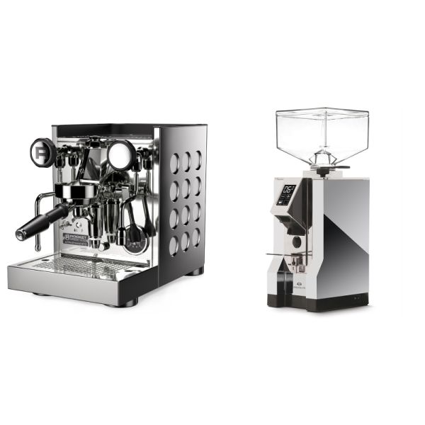 Rocket Espresso Appartamento TCA, white + Eureka Mignon Specialita, CR chrome