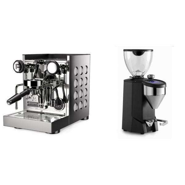 Rocket Espresso Appartamento TCA, white + Rocket Espresso FAUSTO 2.1, black