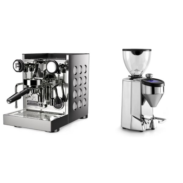 Rocket Espresso Appartamento TCA, white + Rocket Espresso FAUSTO 2.1, chrome