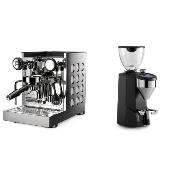 Rocket Espresso Appartamento TCA, white + Rocket Espresso SUPER FAUSTO, black