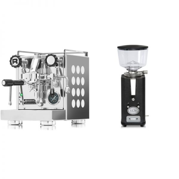 Rocket Espresso Appartamento, white + ECM S-Automatik 64, anthracite