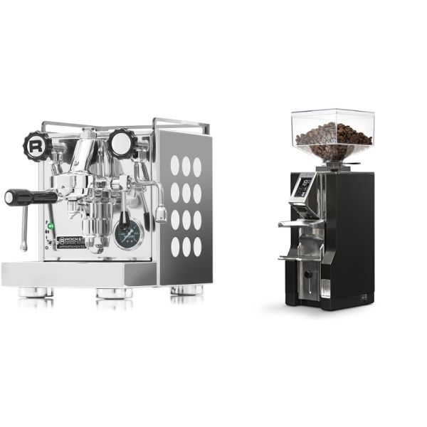Rocket Espresso Appartamento, white + Eureka Mignon Libra, CR black