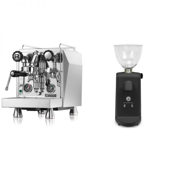 Rocket Espresso Giotto Cronometro R + Ascaso i-mini i1, čierna