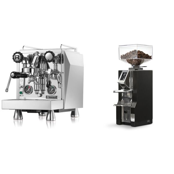 Rocket Espresso Giotto Cronometro R + Eureka Mignon Libra, CR black