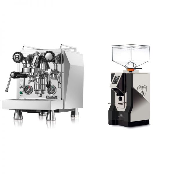 Rocket Espresso Giotto Cronometro R + Eureka Mignon Perfetto, NX black