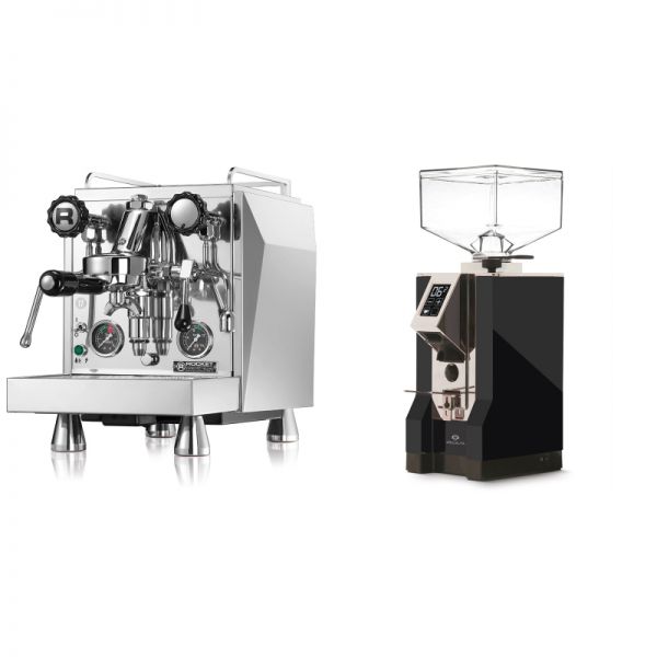 Rocket Espresso Giotto Cronometro R + Eureka Mignon Specialita, CR black