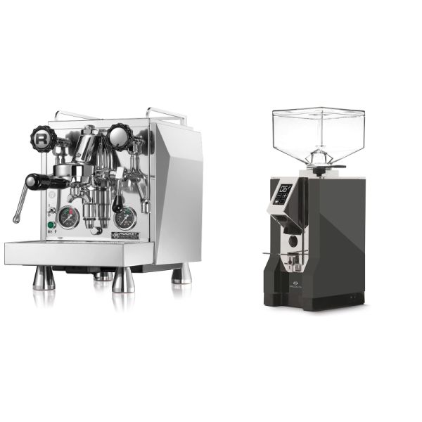 Rocket Espresso Giotto Cronometro R + Eureka Mignon Specialita, CR anthracite