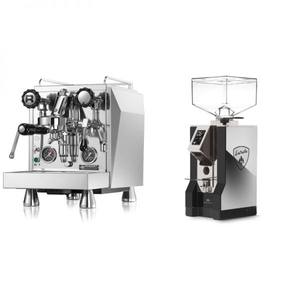 Rocket Espresso Giotto Cronometro R + Eureka Mignon Specialita, NX black