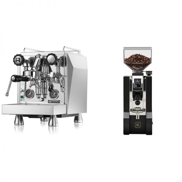 Rocket Espresso Giotto Cronometro R + Eureka Mignon XL, CR black