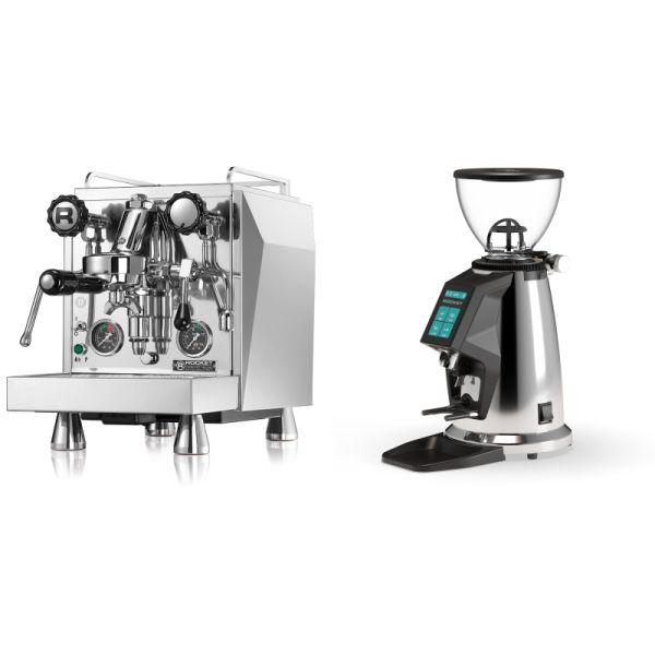 Rocket Espresso Giotto Cronometro R + Rocket Espresso SPLUGA, chrome