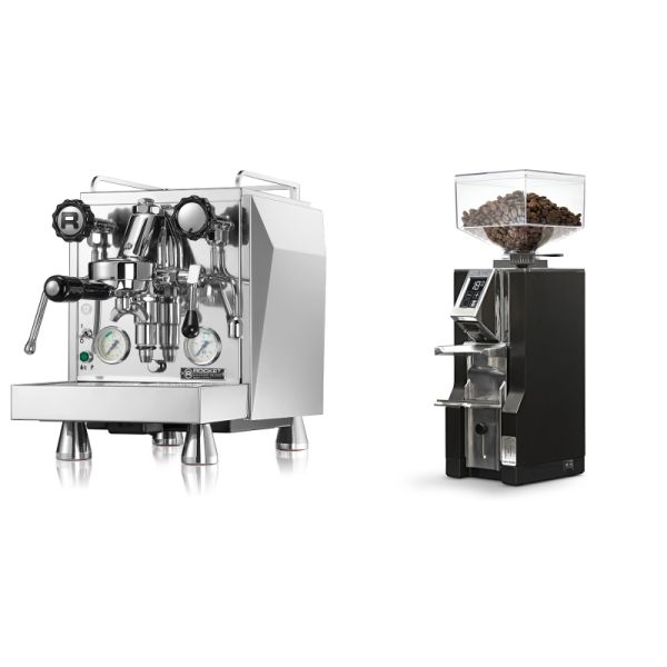 Rocket Espresso Giotto Cronometro V + Eureka Mignon Libra, CR black