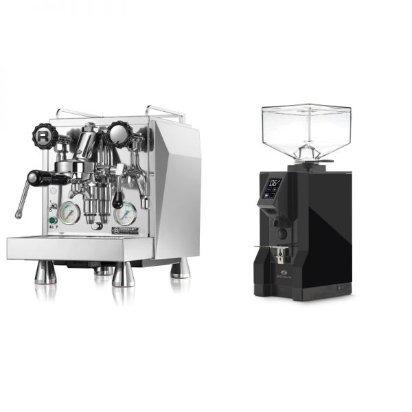 Rocket Espresso Giotto Cronometro V + Eureka Mignon Specialita, BL black