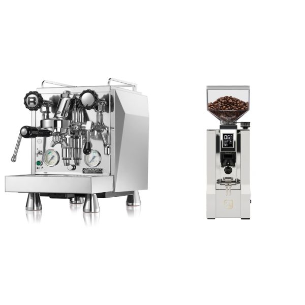 Rocket Espresso Giotto Cronometro V + Eureka Mignon XL, CR white