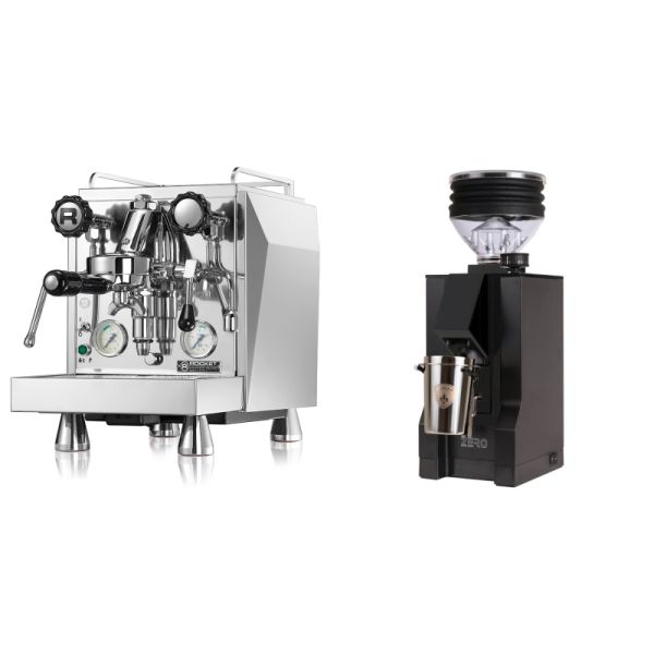 Rocket Espresso Giotto Cronometro V + Eureka Mignon Zero, BL black