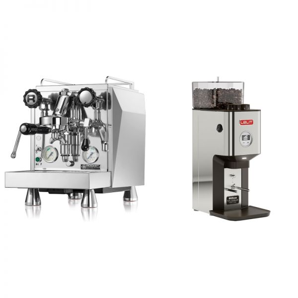 Rocket Espresso Giotto Cronometro V + Lelit William PL72-P