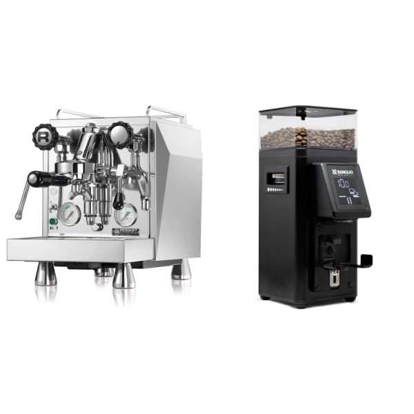 Rocket Espresso Giotto Cronometro V + Rancilio STILE, black