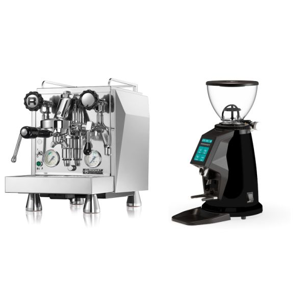 Rocket Espresso Giotto Cronometro V + Rocket Espresso SPLUGA, black