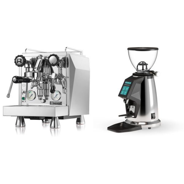 Rocket Espresso Giotto Cronometro V + Rocket Espresso SPLUGA, chrome