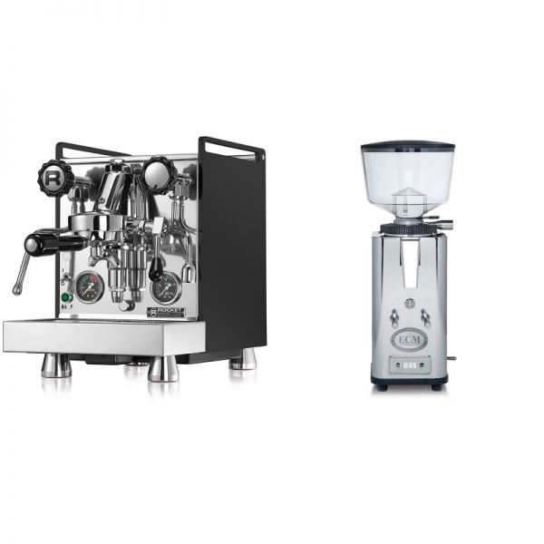 Rocket Espresso Mozzafiato Cronometro R, čierna + ECM S-Automatik 64