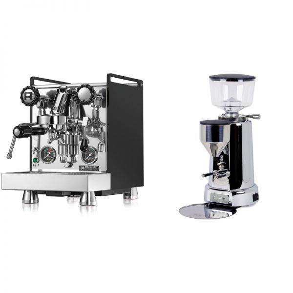 Rocket Espresso Mozzafiato Cronometro R, čierna + ECM V-Titan 64