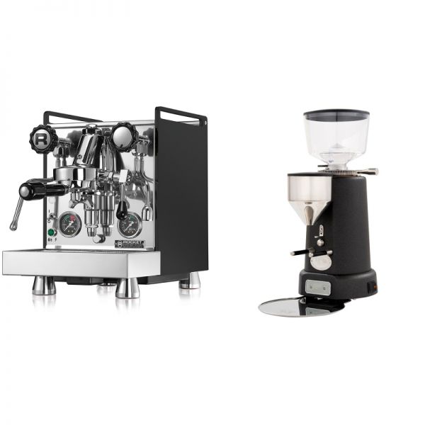 Rocket Espresso Mozzafiato Cronometro R, čierna + ECM V-Titan 64, anthracite