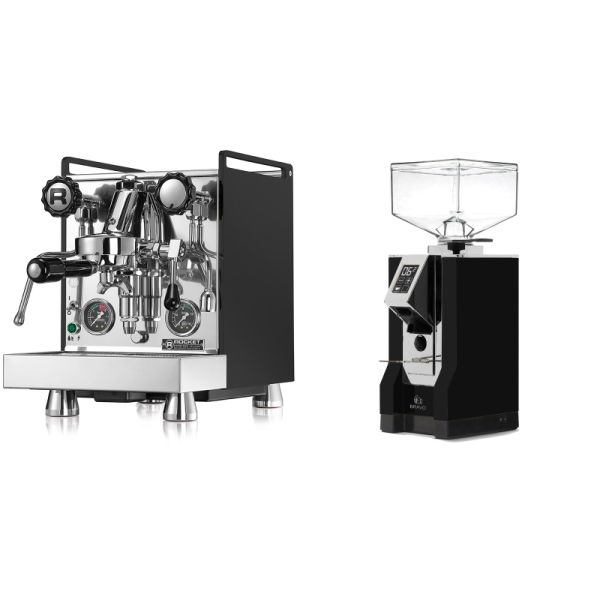 Rocket Espresso Mozzafiato Cronometro R, černá + Eureka Mignon Bravo, CR black
