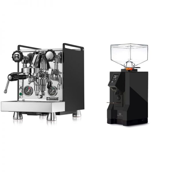 Rocket Espresso Mozzafiato Cronometro R, černá + Eureka Mignon Perfetto, BL black
