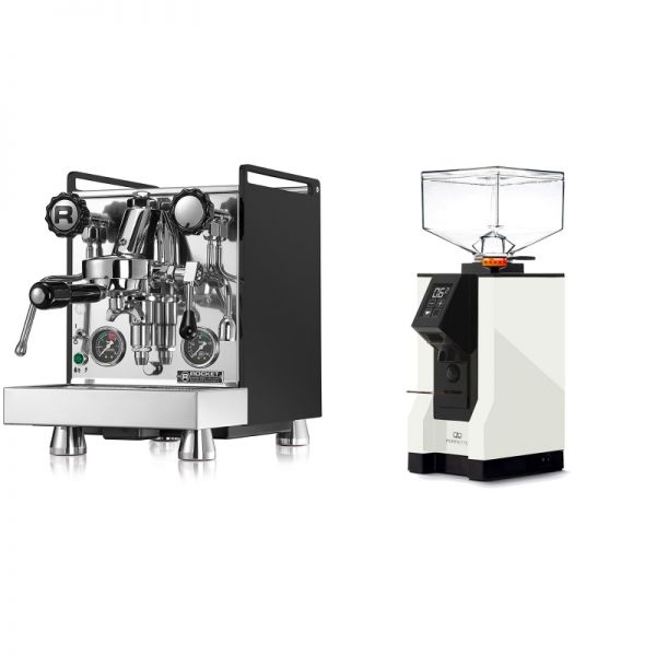 Rocket Espresso Mozzafiato Cronometro R, černá + Eureka Mignon Perfetto, BL white