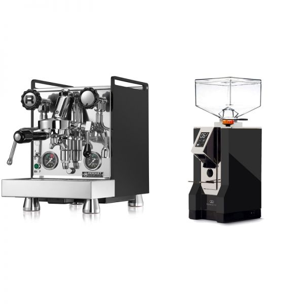 Rocket Espresso Mozzafiato Cronometro R, černá + Eureka Mignon Perfetto, CR black
